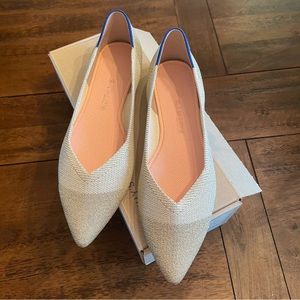 New Rothy’s The Point Diamond Metallic 8.5